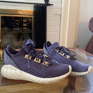 ADIDAS ORIGINALS TUBULAR DOOM SOCK Size 6.5 PURPLE MAROON WOMEN'S RUNNING SHOES